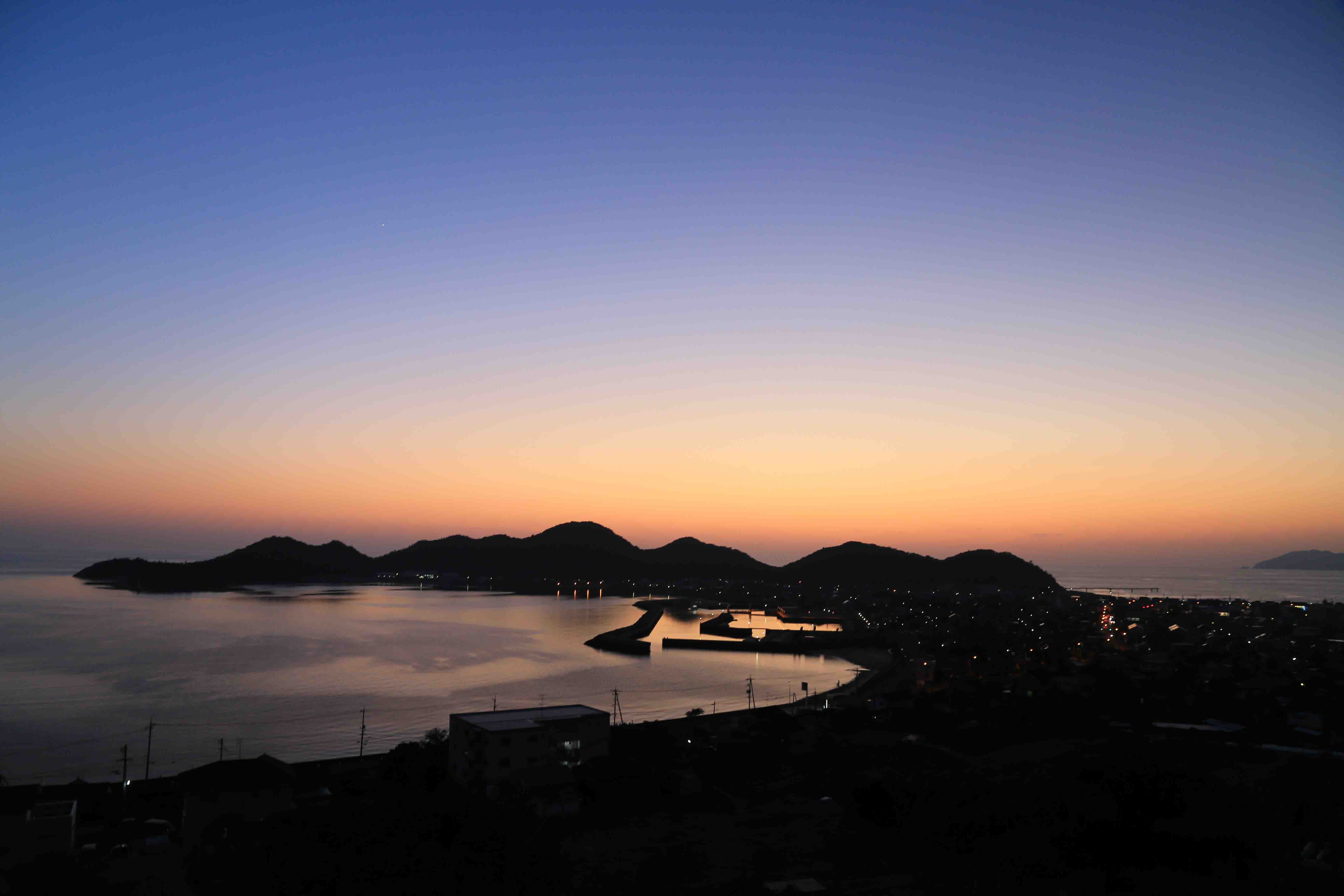 画像9　室積湾の夕景　山口県光市