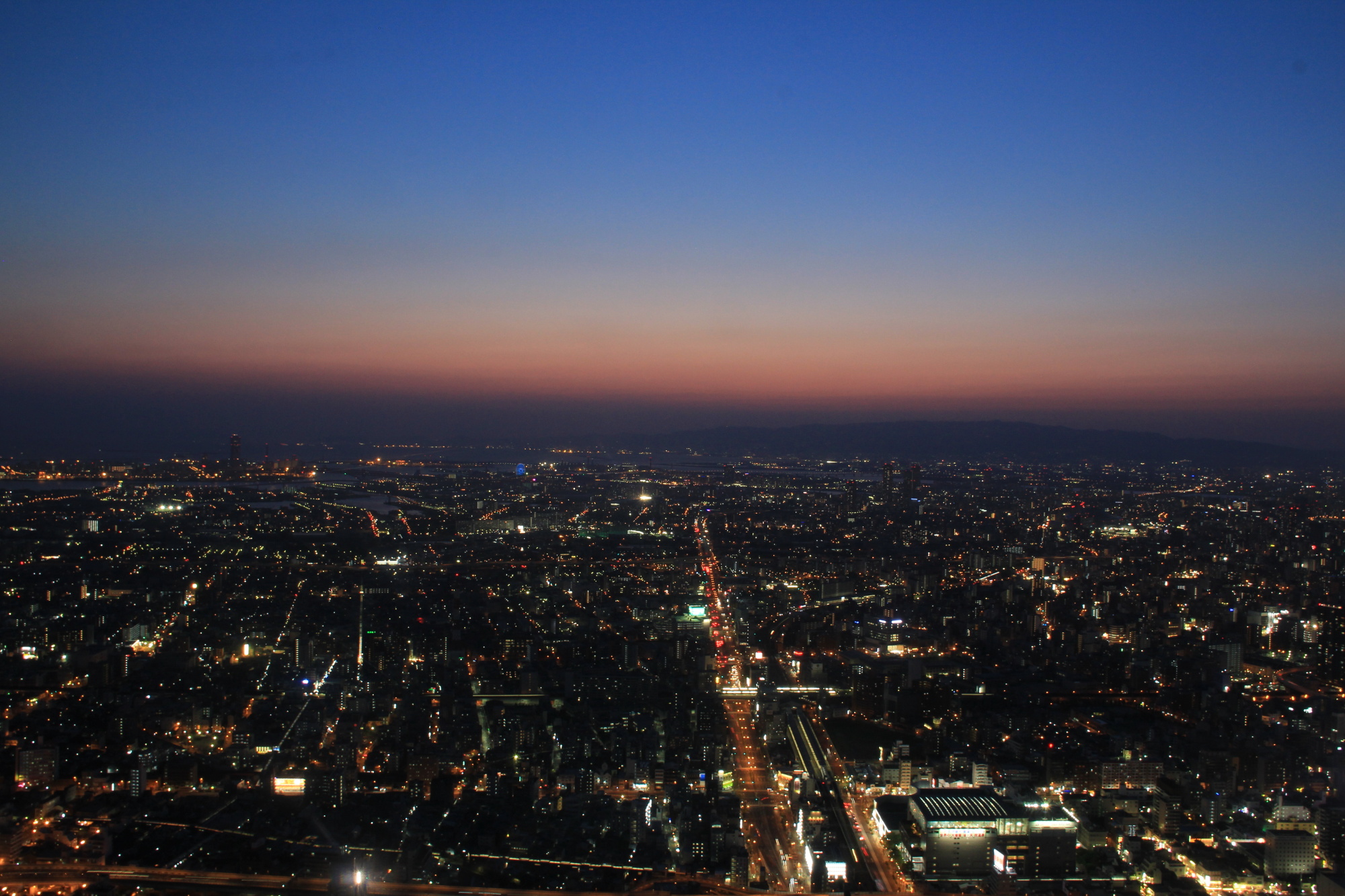 画像5　あべのハルカスから見る夕景