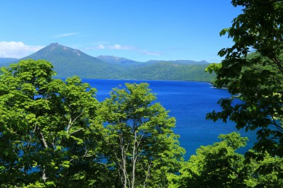 支笏湖休暇村園地展望台からの絶景