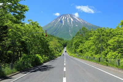 喜茂別からの羊蹄山の絶景