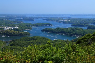 横山展望台から撮した英虞湾の絶景