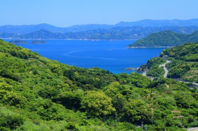 唐尾湾を見下ろす絶景