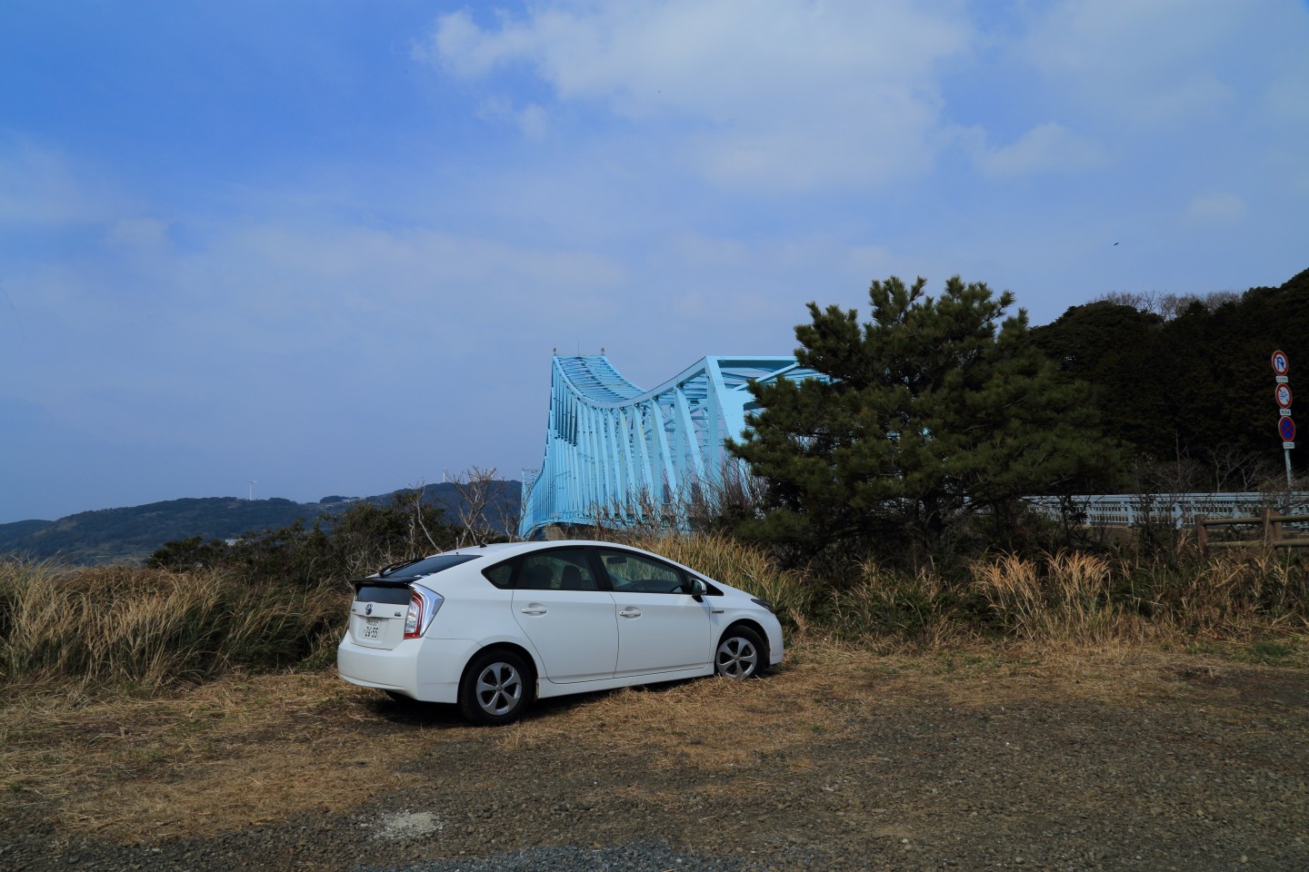 生月大橋の駐車スペース